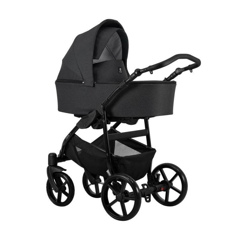 Kunert Mata Kombi-Kinderwagen Schwarz + Graphite