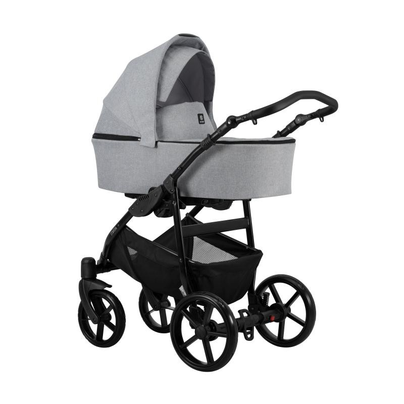 Kunert Mata Kombi-Kinderwagen Schwarz + Grey